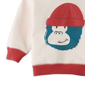 Худи Gingersnaps "Baby Gregory Gorilla", молочный